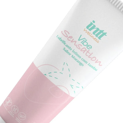 Lubricante Íntimo Vibe Sensation Vibración Sabor Frutilla 50 g | INTT