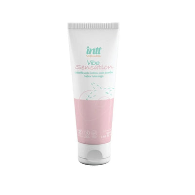 Lubricante Íntimo Vibe Sensation Vibración Sabor Frutilla 50 g | INTT