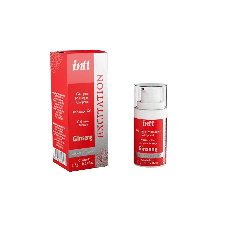 Gel Estimulante con Ginseng 17 ml - Excitation INTT