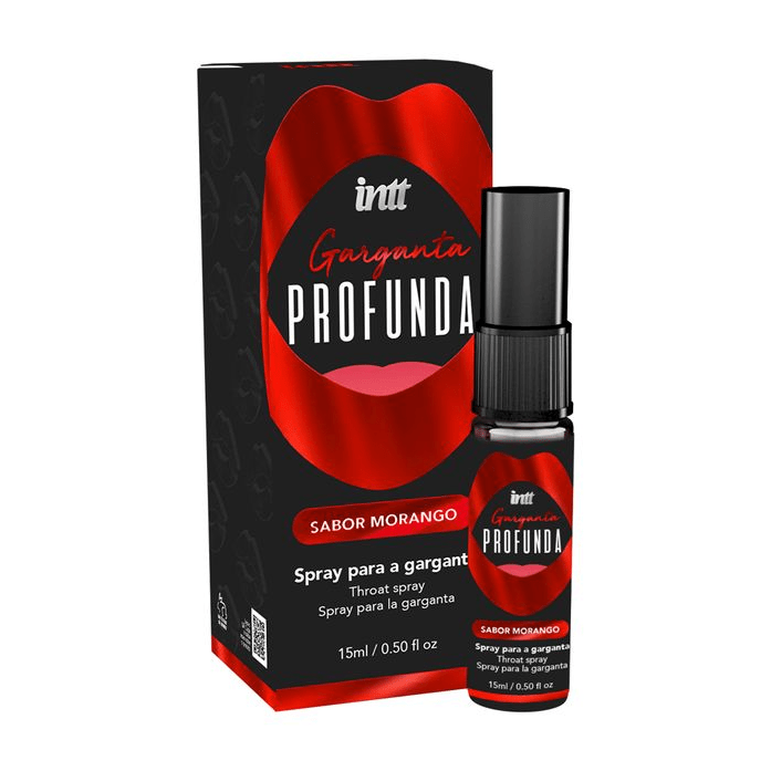 Spray para Sexo Oral 15ml con sabor - Garganta Profunda INTT
