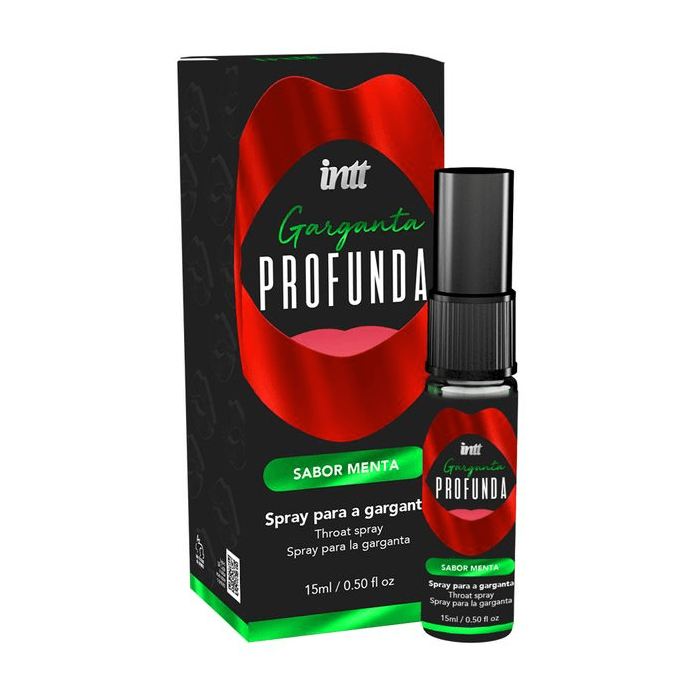 Spray para Sexo Oral 15ml con sabor - Garganta Profunda INTT