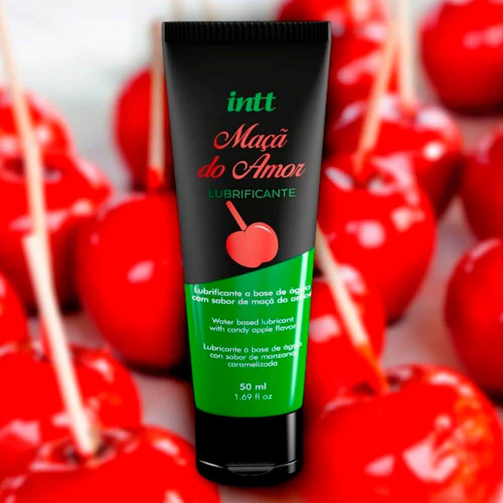 Lubricante Íntimo sabor Manzana 50g -  Maçã do Amor INTT