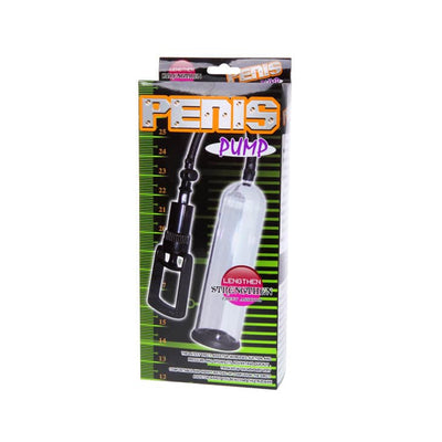 Bomba de Vacío para Pene 19 cm con Sistema de Presión