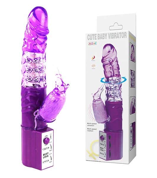 Rotador Fierce Ox con Estimulador Clítoris – Pretty Love