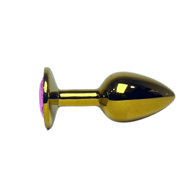 Plug de Metal Joya Rosada Talla S