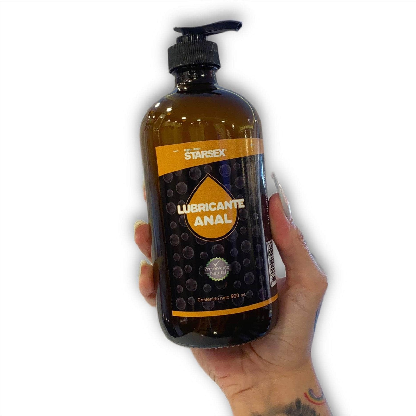 Lubricante Neutro Base Agua 500ml - Starsex