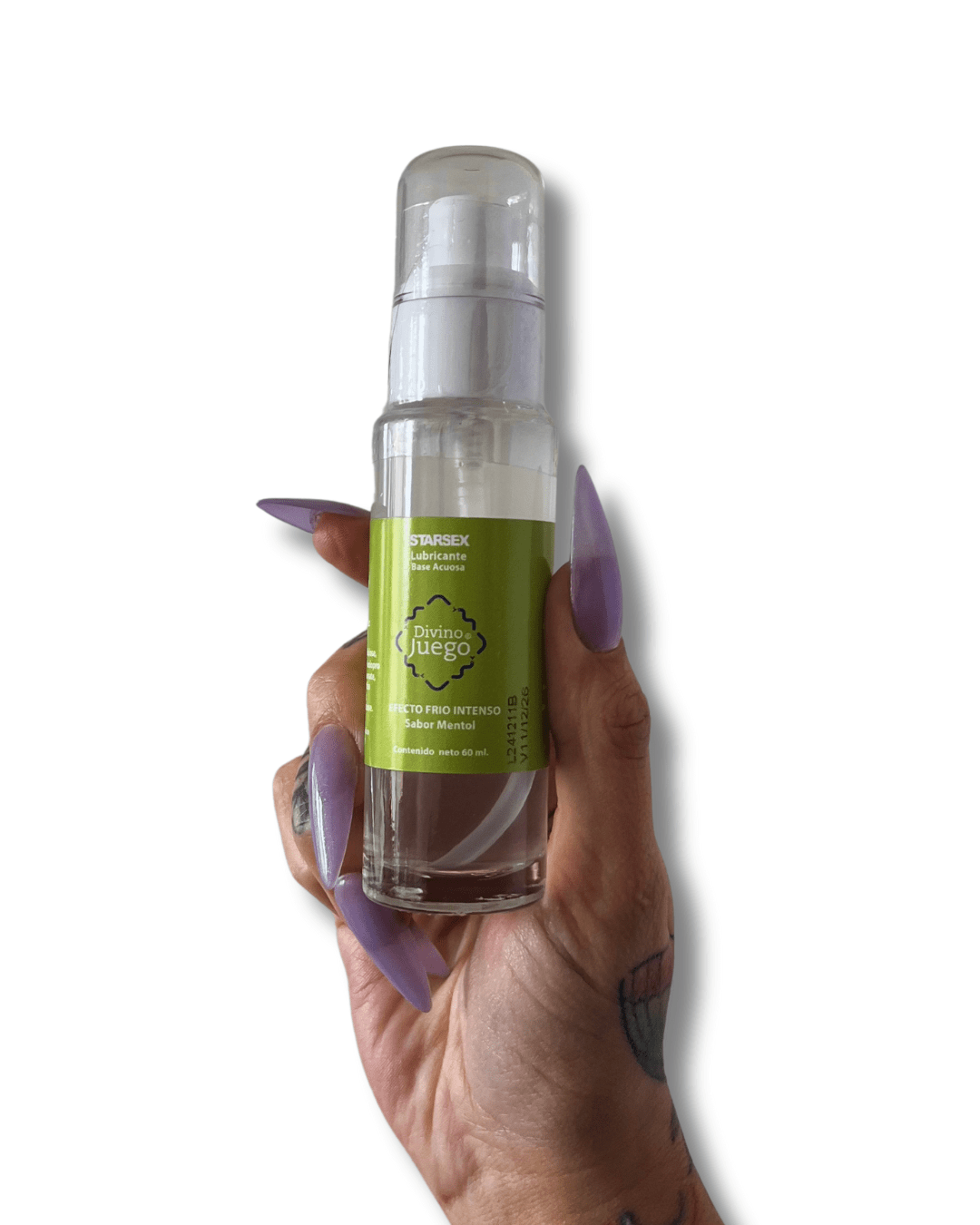 Lubricante Base Agua Efecto Frío Divino Juego 60 ml