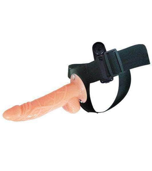 Arnés con Prótesis Vibradora Ajustable 18 cm Silicona - STARSEX