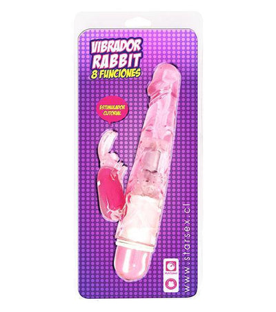 Vibrador Rabbit 8 Funciones Jelly 19 cm
