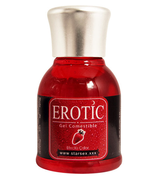 Gel comestible Erotic Frutilla 30 ml