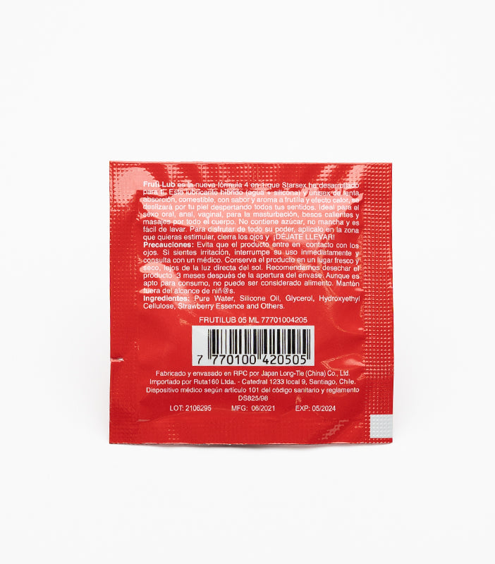 Sachet 4 en 1 FrutiLub 5 ml
